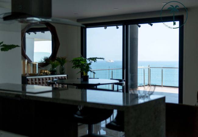 Apartamento en Mazatlán - Terraza con Vista al Mar, BBQ y Piscina  Apartamento en Mazatlán - Terraza con Vista al Mar, BBQ y Piscina