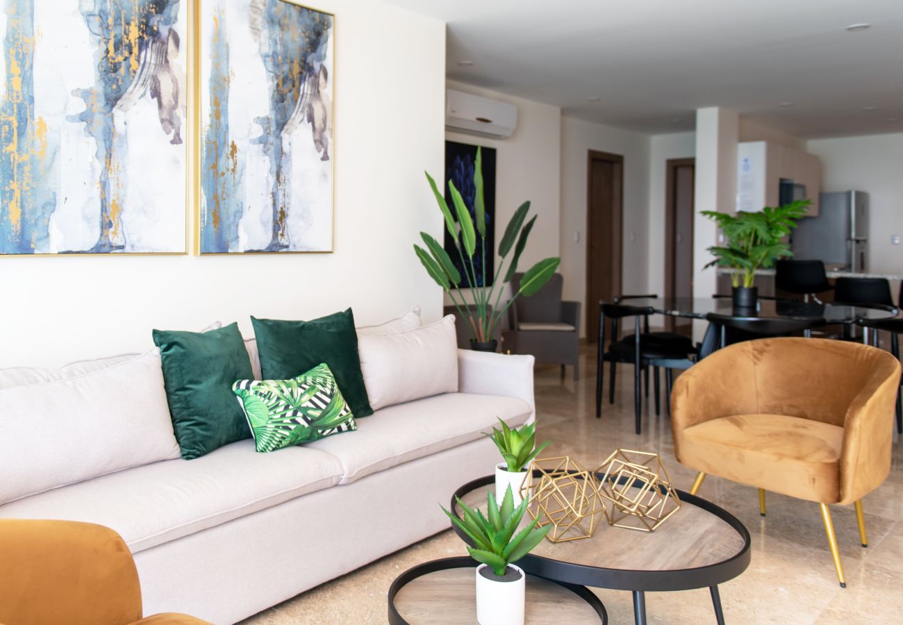 Apartamento en Mazatlán - Terraza con Vista al Mar, BBQ y Piscina 