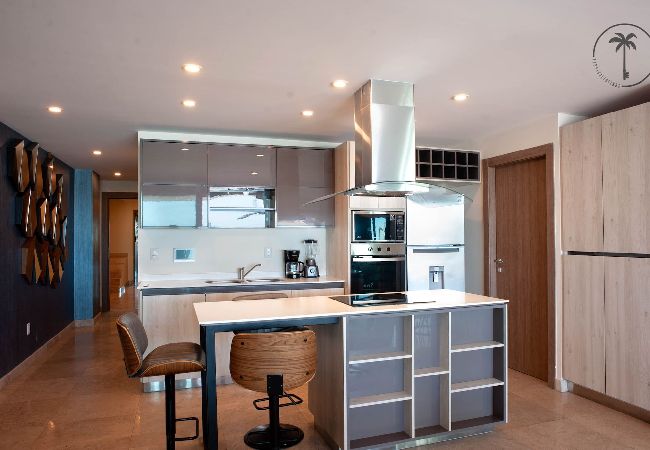 Apartamento en Mazatlán - Cómodo Dpto. con Piscina, Rooftop y Vista al Mar Apartamento en Mazatlán - Cómodo Dpto. con Piscina, Rooftop y Vista al Mar