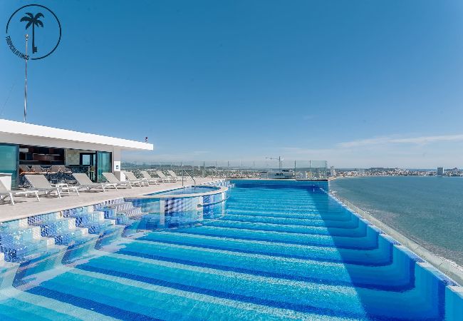 Apartamento en Mazatlán - Cómodo Dpto. con Piscina, Rooftop y Vista al Mar Apartamento en Mazatlán - Cómodo Dpto. con Piscina, Rooftop y Vista al Mar