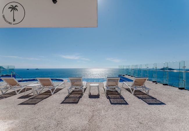 Apartamento en Mazatlán - Cómodo Dpto. con Piscina, Rooftop y Vista al Mar Apartamento en Mazatlán - Cómodo Dpto. con Piscina, Rooftop y Vista al Mar