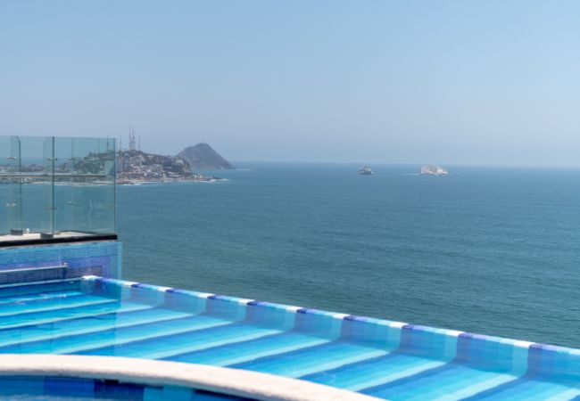 Apartamento en Mazatlán - Vista al mar, Condominio con amenidades Apartamento en Mazatlán - Vista al mar, Condominio con amenidades