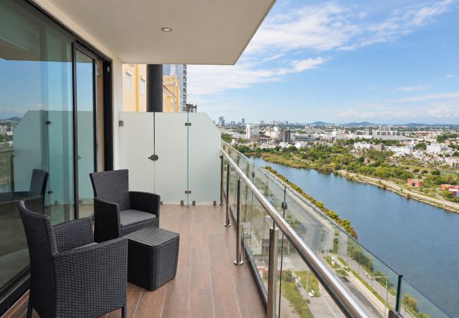 Apartamento en Mazatlán - Vista a la Laguna + Rooftop con Alberca 🌊
