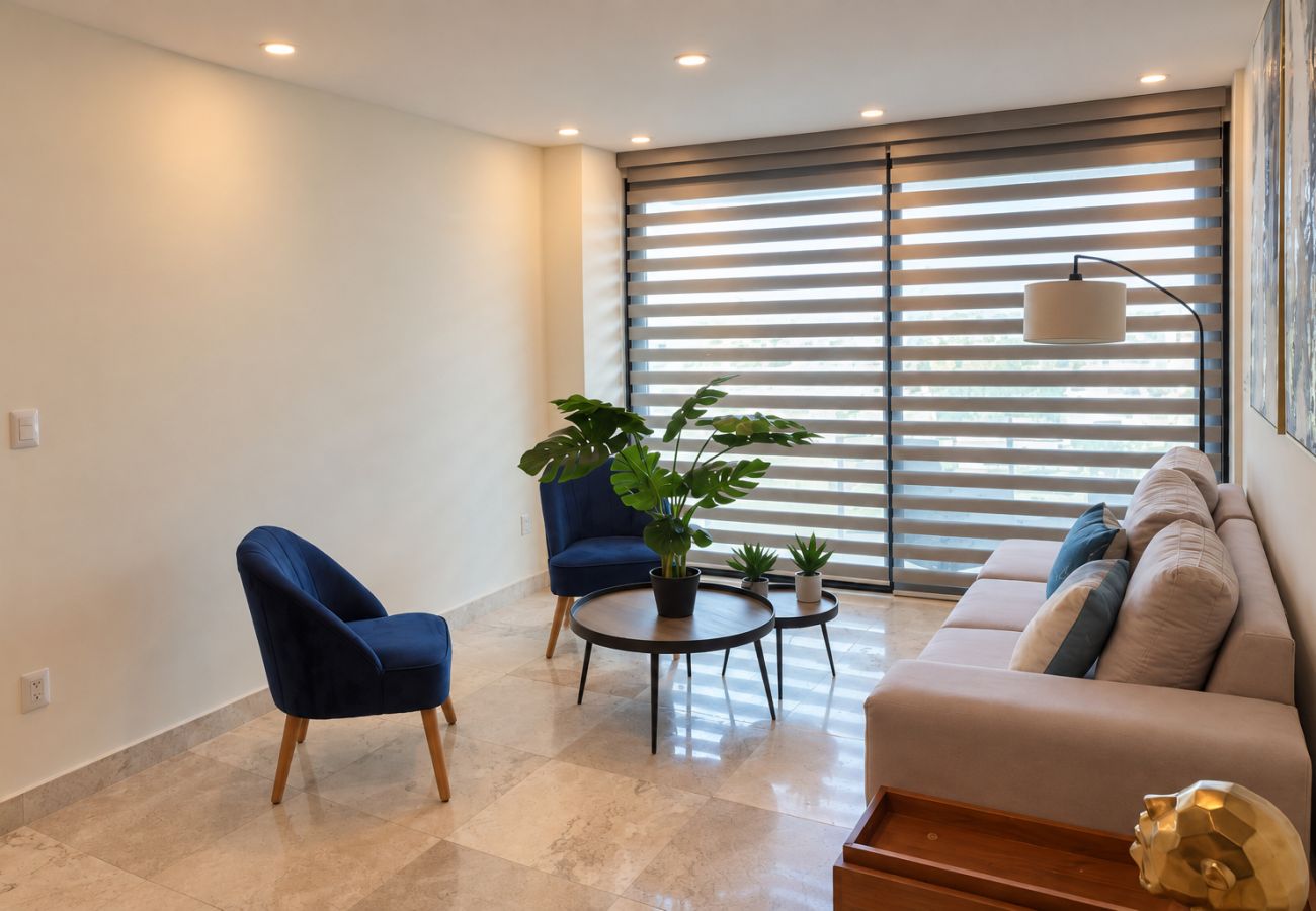 Apartamento en Mazatlán - Vista a la Laguna + Rooftop con Alberca 🌊